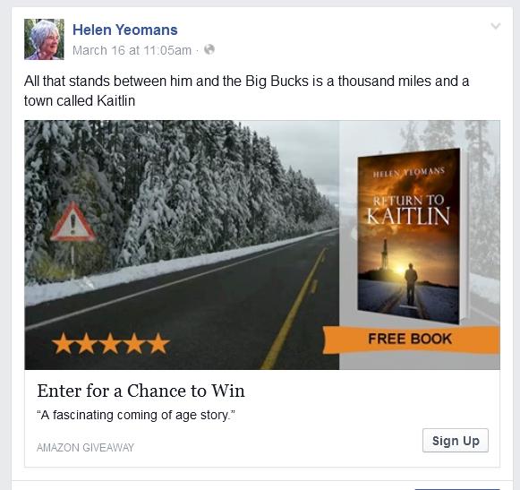Facebook Ad, Return to Kaitlin